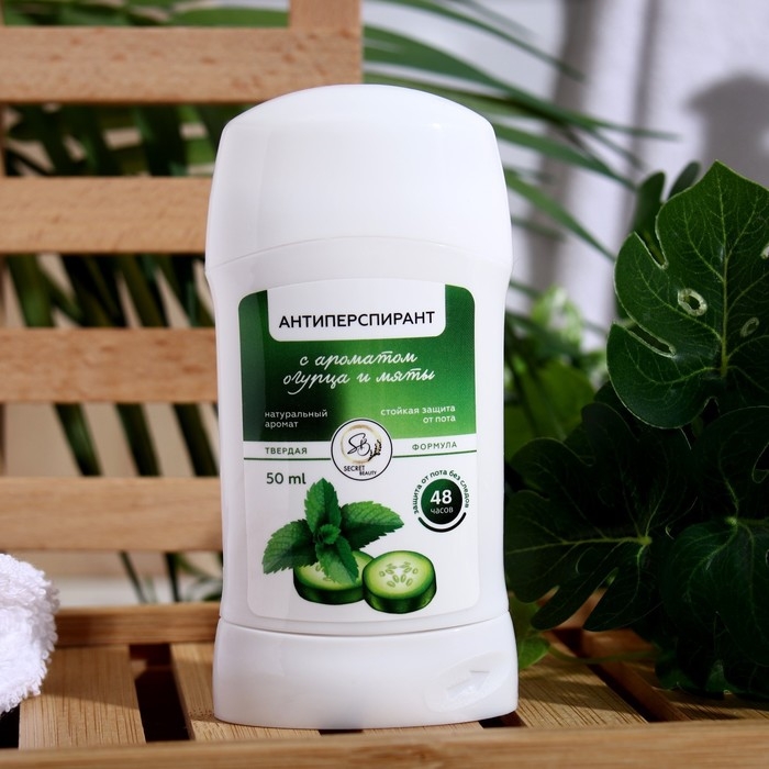 Антиперспирант Secret Beauty «Огурец и мята», стик, 50 мл Антиперспирант Secret Beauty «Огурец и мята», стик, 50 мл