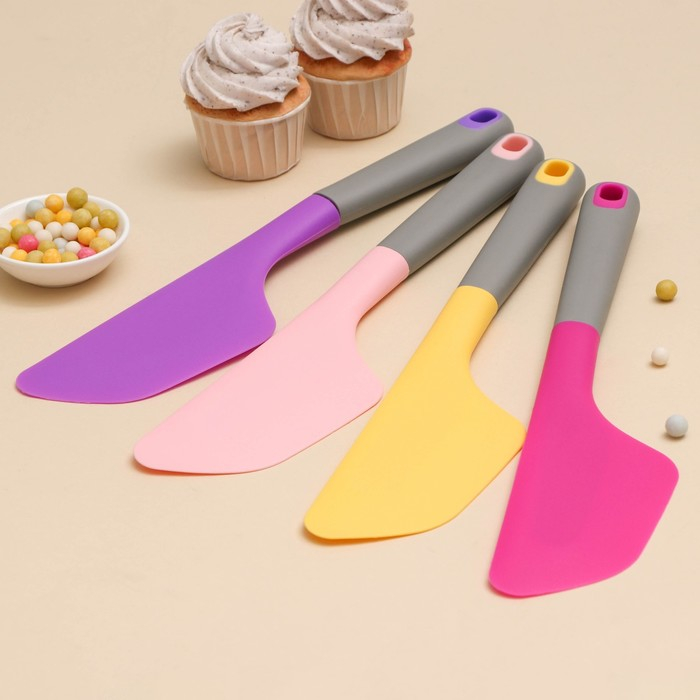 Шпатель кондитерский Доляна «Честер», 34×7,5×2 см, цвет МИКС Шпатель кондитерский Доляна «Честер», 34×7,5×2 см, цвет МИКС