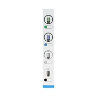 Кабель Type-C - Lightning, 3 А, 66 W, быстрая зарядка, тканевая оплётка, 1 метр, зелёный