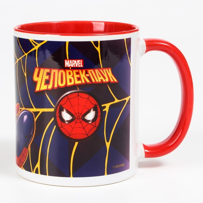 Кружка сублимация, 350 мл Кружка сублимация, 350 мл "Супер-мен", Человек-паук МИКС