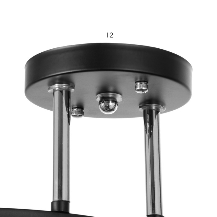 Люстра Люстра "Астрила" 2хЕ27 40Вт черный 45,5х12,5х28,5см BayerLux