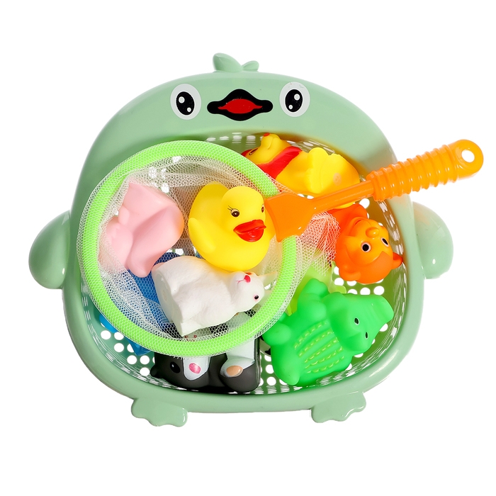 Набор игрушек для ванны «Поймай малыша», 15 предметов, МИКС Набор игрушек для ванны «Поймай малыша», 15 предметов, МИКС