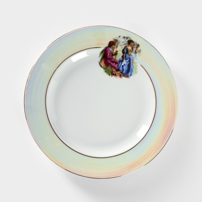 Тарелка фарфоровая «Мадонна», d=24 см, белая Тарелка фарфоровая «Мадонна», d=24 см, белая