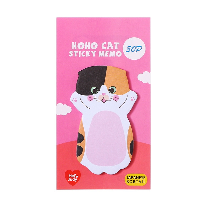 Блок для записей 35мм х 70мм 30л Котик Блок для записей 35мм х 70мм 30л Котик