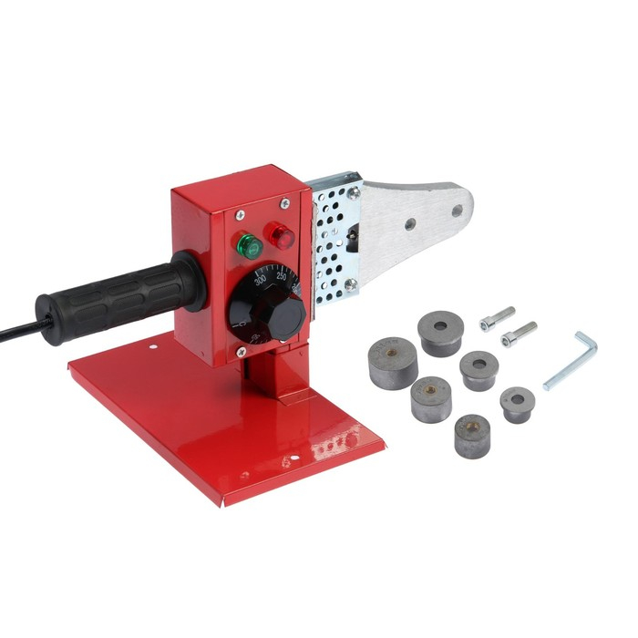 Аппарат для сварки пластиковых труб ЛОМ, 600 Вт, комплект насадок 20 - 32 мм, 50 - 300° Аппарат для сварки пластиковых труб ЛОМ, 600 Вт, комплект насадок 20 - 32 мм, 50 - 300°