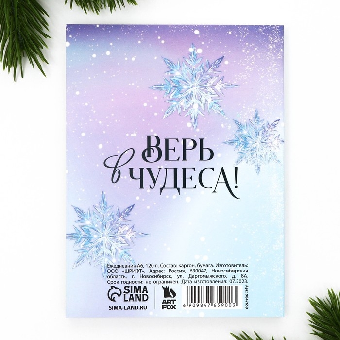 Новый год. Ежедневник А6, 120 л «Зимняя сказка» Новый год. Ежедневник А6, 120 л «Зимняя сказка»