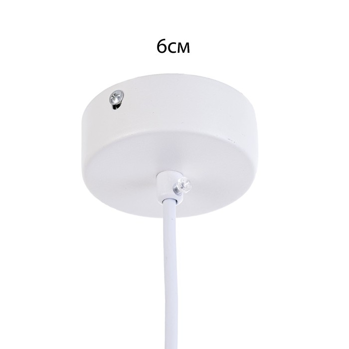 Светильник подвесной Светильник подвесной "Перона" GU10 35Вт белый 6х6х50-150см