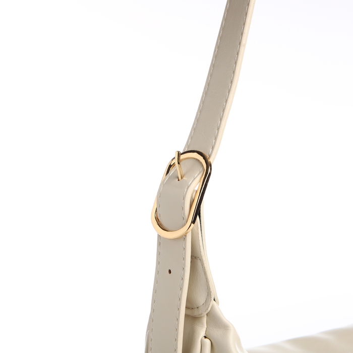 Сумка женская, багет, на молнии, цвет молочный Сумка женская, багет, на молнии, цвет молочный