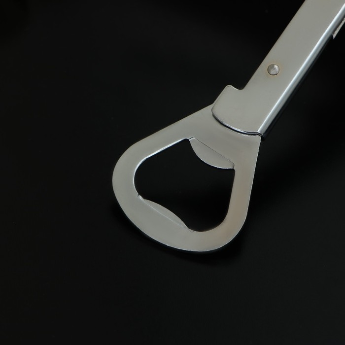 Штопор - открывашка Доляна «Универсальная», 14 см, цвет серебристый