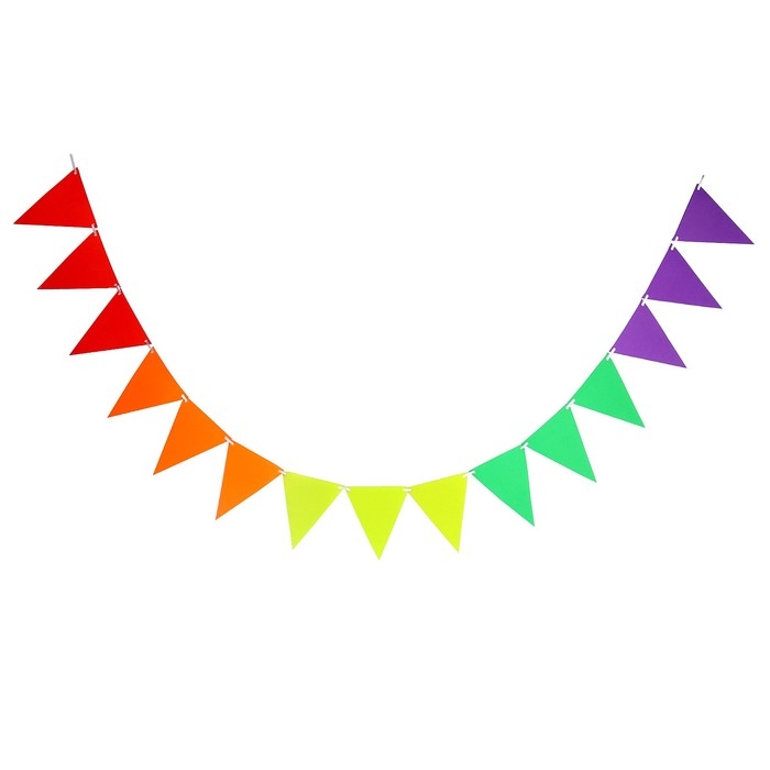 Гирлянда «Флажки» треугольник Гирлянда «Флажки» треугольник