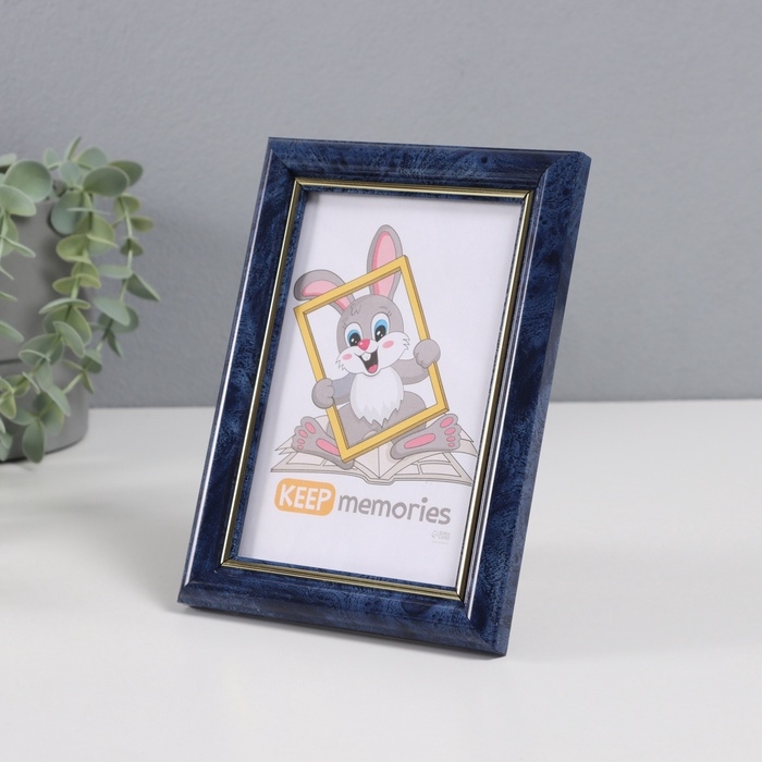 Фоторамка пластик Фоторамка пластик "Пиксель" 10х15 см, бирюза