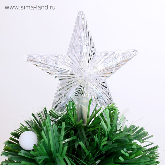 Ёлка фиброоптическая Ёлка фиброоптическая "Огонёк" 120 см d нижнего яруса 65 см 124 ветки