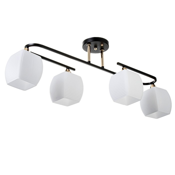 Люстра Люстра "Бариса" 4хЕ27 40Вт черный 79х27х27,5см BayerLux