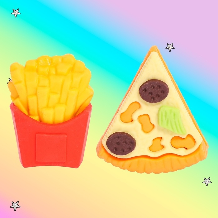 Игровой набор ластиков «Перекус», 5 шт., МИКС Игровой набор ластиков «Перекус», 5 шт., МИКС