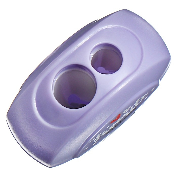 Точилка пластиковая MESHU Точилка пластиковая MESHU "Cute kittens", 2 отверстия, МИКС