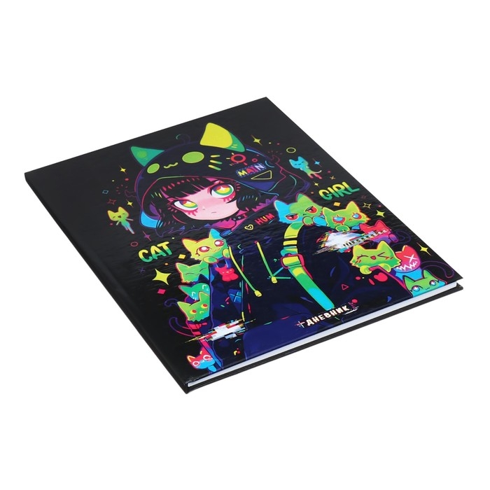 Дневник универсальный для 1-11 классов Дневник универсальный для 1-11 классов "Аниме. Коллаж", твёрдая обложка, голография, 40 листов