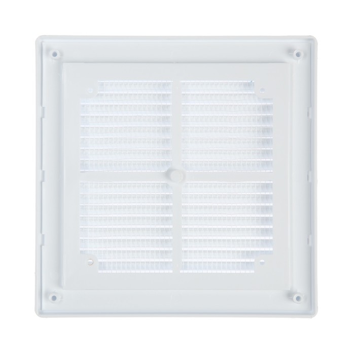 Решетка вентиляционная "КосмоВент" ЛР200, 200 х 200 мм, с сеткой, разъемная