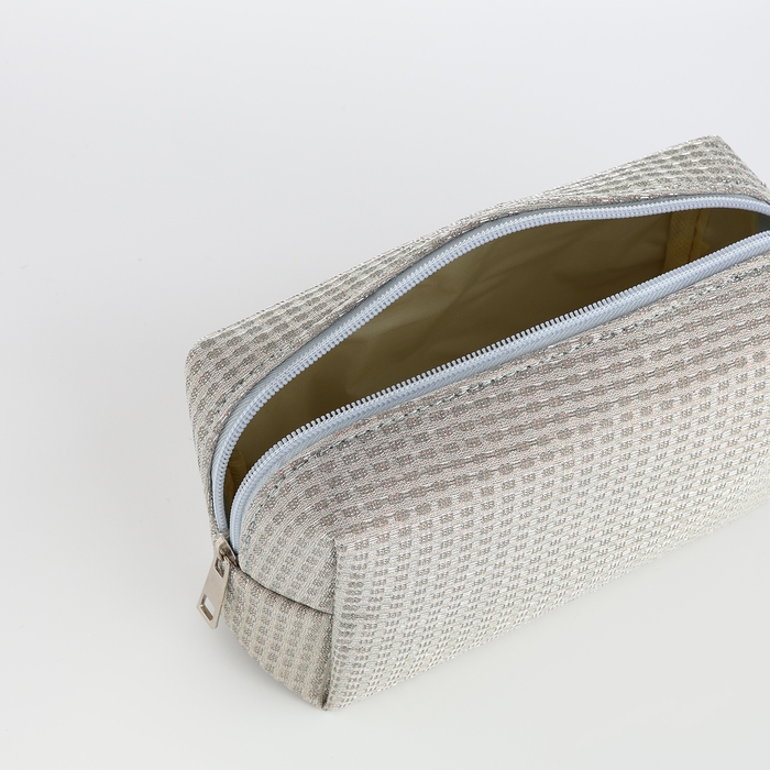 Косметичка на молнии, цвет серый Косметичка на молнии, цвет серый