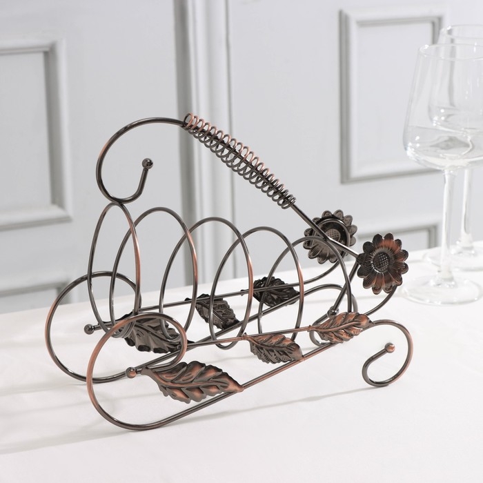 Подставка для бутылки Доляна, 25×10×20 см Подставка для бутылки Доляна, 25×10×20 см