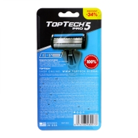 Мужская бритва TopTech PRO 5 + 17 сменных кассет