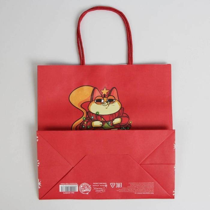 Пакет подарочный новогодний «Следующий год будет лучше», 22 х 22 х 11 см Пакет подарочный новогодний «Следующий год будет лучше», 22 х 22 х 11 см