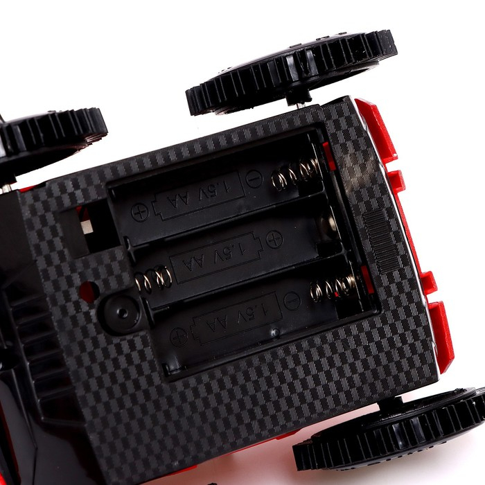 Машина перевёртыш радиоуправляемая «Полиция», работает от батареек, цвет красный Машина перевёртыш радиоуправляемая «Полиция», работает от батареек, цвет красный