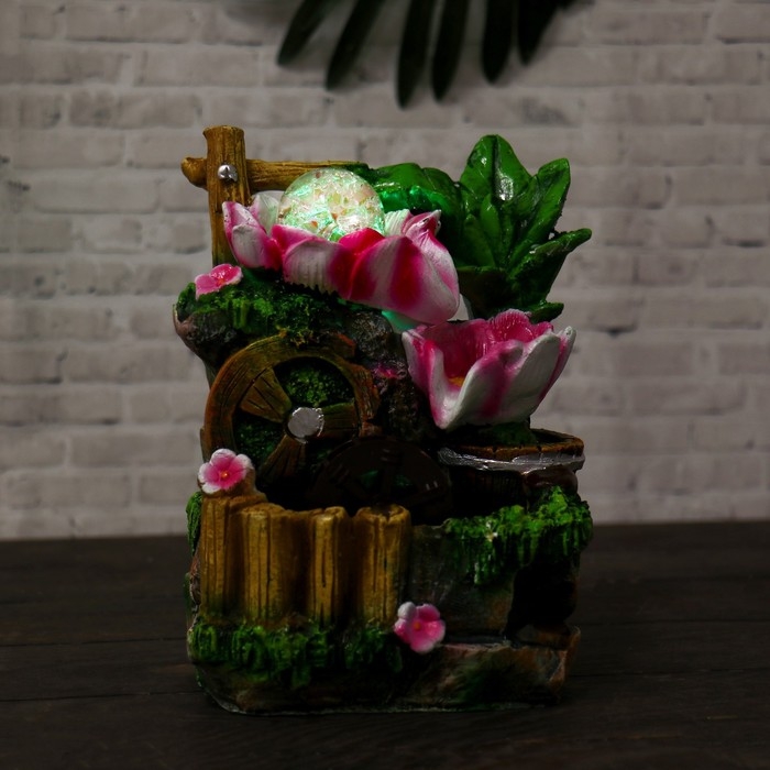 Фонтан Фонтан "Цветущий сад" 12х20 см (с подсветкой)