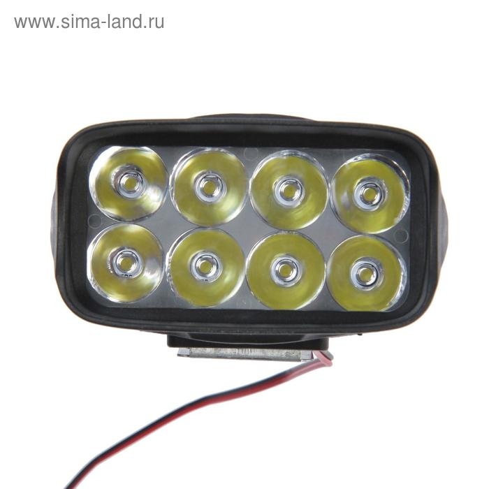 Фара cветодиодная для мототехники, 8 LED, IP67, 8 Вт, направленный свет Фара cветодиодная для мототехники, 8 LED, IP67, 8 Вт, направленный свет