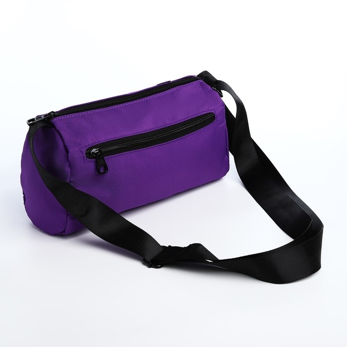 Сумка молодёжная на молнии, цвет фиолетовый Сумка молодёжная на молнии, цвет фиолетовый