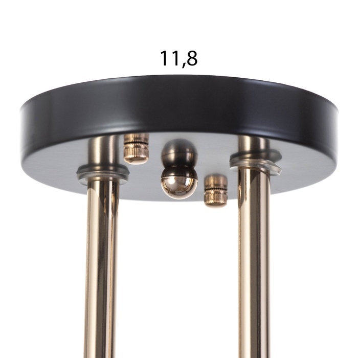 Люстра Люстра "Акапулько" 2х60Вт Е27 Коричневый, золото 48х28х24см