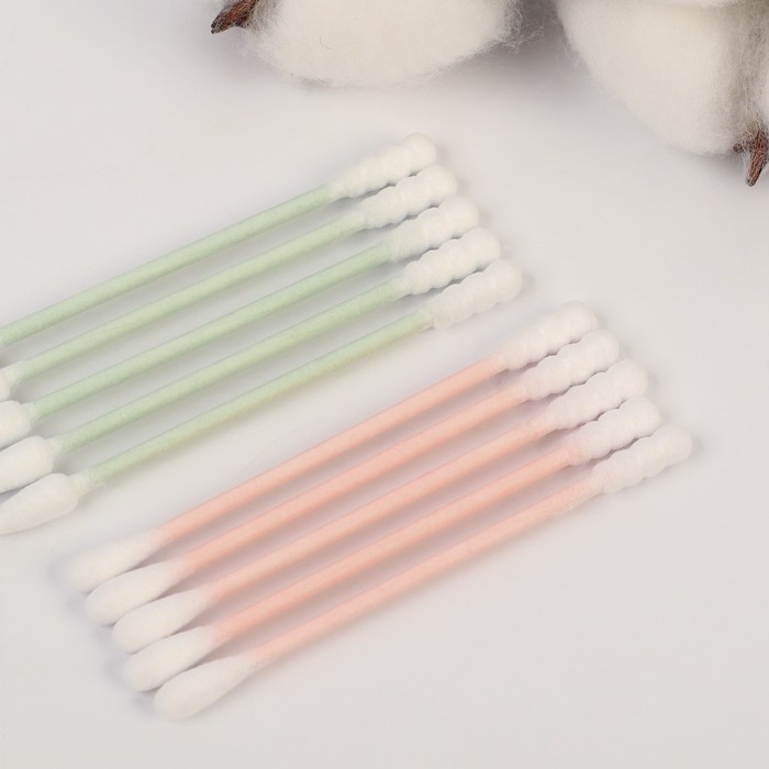 Ватные палочки в тубе 200 шт.,  наконечник - спираль | острый | классика, хлопок/цвет.бумага   98294 Ватные палочки в тубе 200 шт.,  наконечник - спираль | острый | классика, хлопок/цвет.бумага   98294