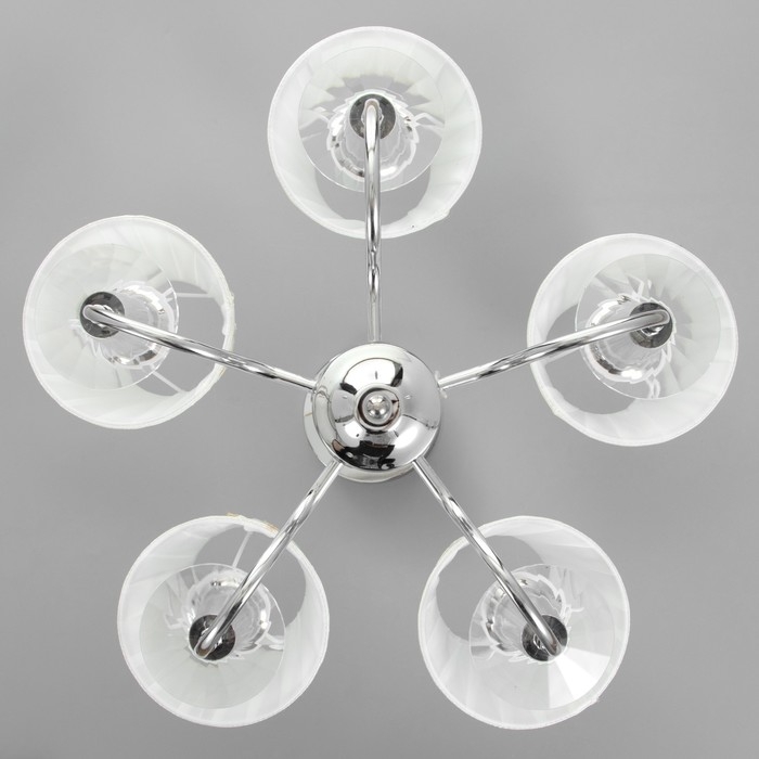 Люстра Люстра "Авиталь" 5xЕ14 40Вт хром 58х58х80 см BayerLux