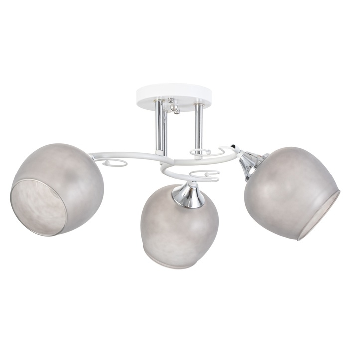 Люстра Люстра "Либи" 3х60Вт Е27 Белый 54х54х24см