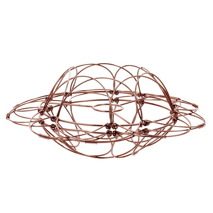 Светильник BayerLux 1671/1 E27 40Вт медь 28х28х30-130 см