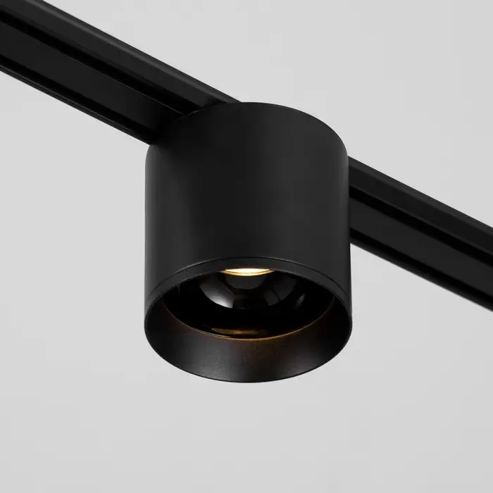 Светильник трековый BayerLux SLIM &laquo;Цилинр&raquo;, LED, 12 Вт, 3000K-6000К, 48 В, CRI90, 8&times;8&times;7.5 см, чёрный