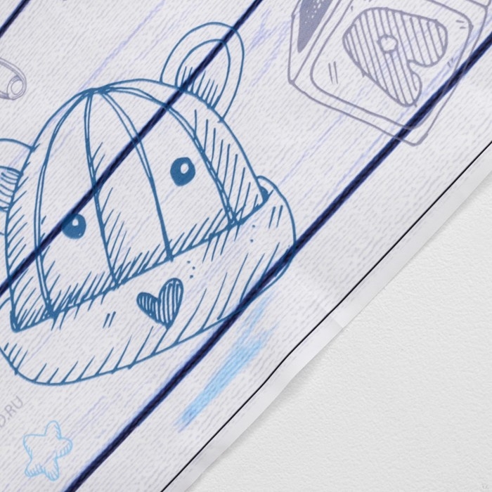 Фотофон винил Фотофон винил "Для новорожденных. Голубой" 120х80 см