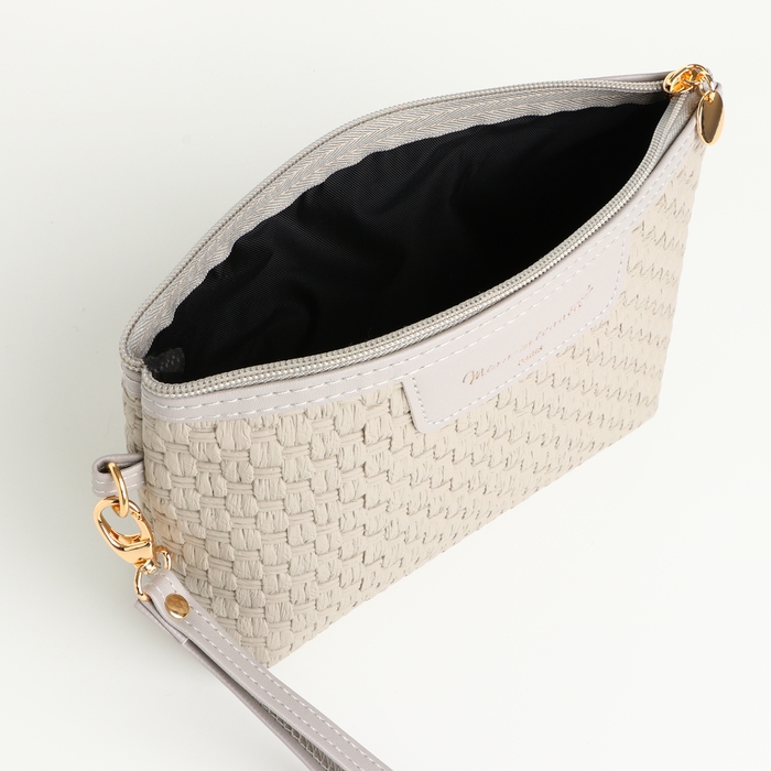 Косметичка на молнии, цвет серый Косметичка на молнии, цвет серый