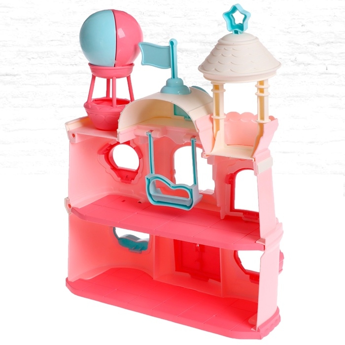 Дом для зверей «Зайчики: большая семья» с набором аксессуаров Дом для зверей «Зайчики: большая семья» с набором аксессуаров