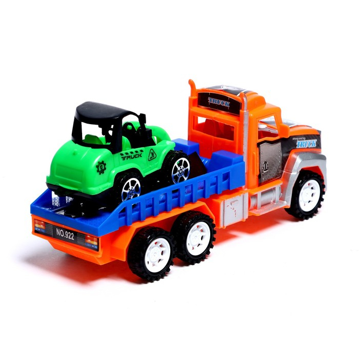 Грузовик инерционный &laquo;Перевозчик&raquo; с погрузчиком, цвета МИКС