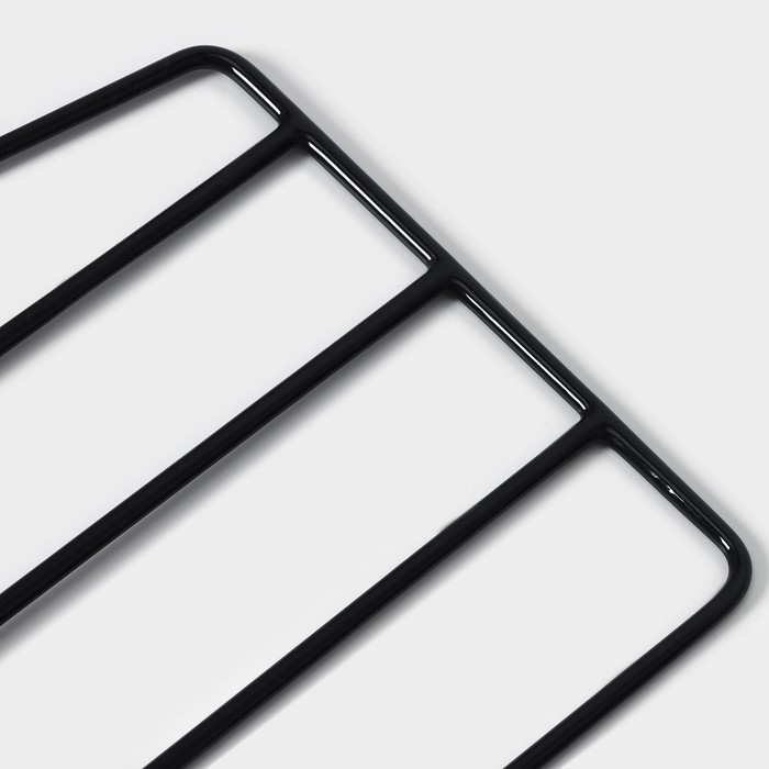 Вешалка для одежды многоуровневая Доляна, антискользящее покрытие, 35×29 см, цвет МИКС Вешалка для одежды многоуровневая Доляна, антискользящее покрытие, 35×29 см, цвет МИКС