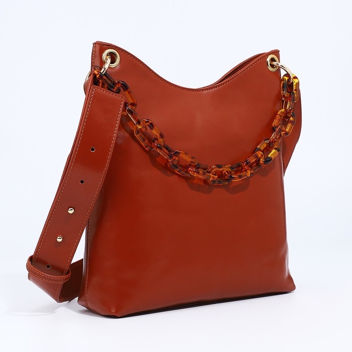 Кросс-боди на магните, цвет рыжий Кросс-боди на магните, цвет рыжий