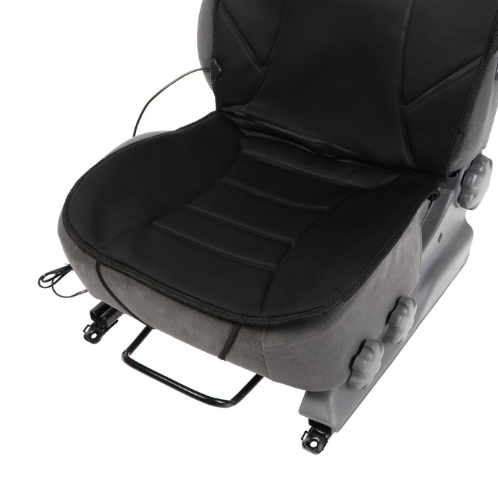 Подогрев сиденья Skyway, со спинкой, 2 режима, черный, 12 В, 2,5-3А, 115 х 52 см Подогрев сиденья Skyway, со спинкой, 2 режима, черный, 12 В, 2,5-3А, 115 х 52 см