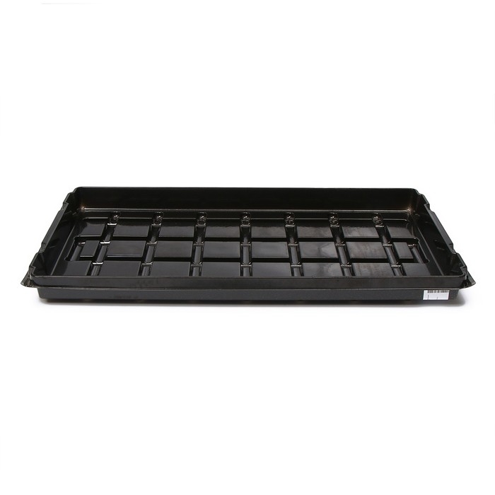 Поддон для рассады, 52 × 31 × 3,5 см, пластик, чёрный