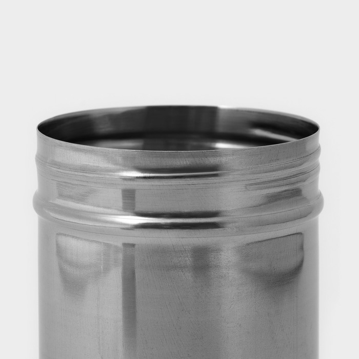 Диспенсер для сахарной пудры Доляна, 300 мл, 7×12,6 см, цвет хромированный Диспенсер для сахарной пудры Доляна, 300 мл, 7×12,6 см, цвет хромированный