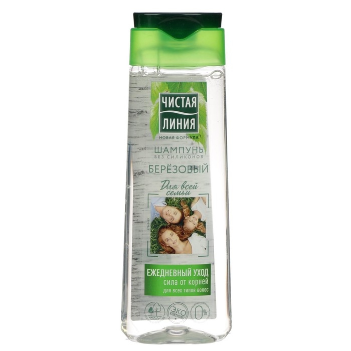 Шампунь для волос Чистая линия для всей семьи Березовый, 250 мл Шампунь для волос Чистая линия для всей семьи Березовый, 250 мл