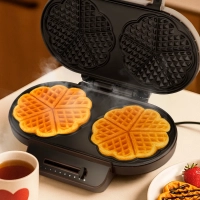 Вафельница электрическая для венских вафель КТ-3637 1200 Вт Вафельница электрическая для венских вафель КТ-3637 1200 Вт