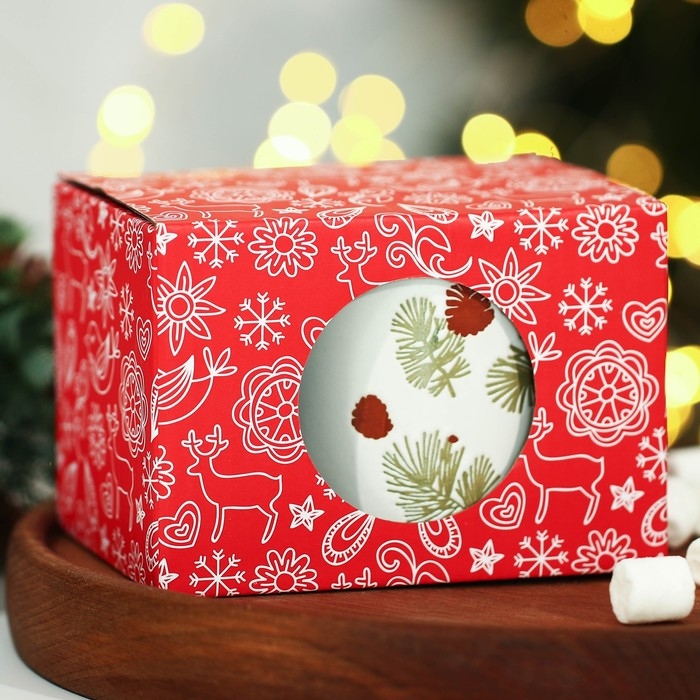 Новый год! Кружка новогодняя керамическая «Зимний лес», 320 мл