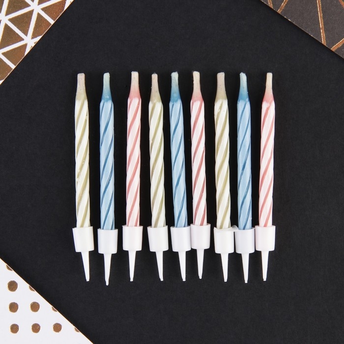 Свечи для торта незадуваемые «На миллион желаний», 5,7 х 0,4 см Свечи для торта незадуваемые «На миллион желаний», 5,7 х 0,4 см