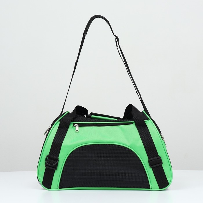 Сумка-переноска сетчатая, 43 х 21 х 30 см, зелёная Сумка-переноска сетчатая, 43 х 21 х 30 см, зелёная