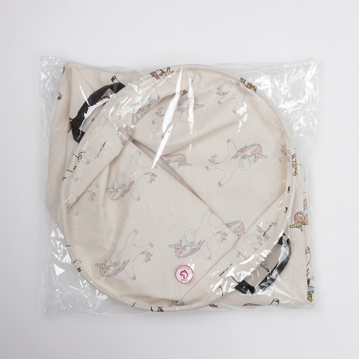 Корзина бельевая текстильная Доляна «Единороги», 40×40×48,5 см Корзина бельевая текстильная Доляна «Единороги», 40×40×48,5 см